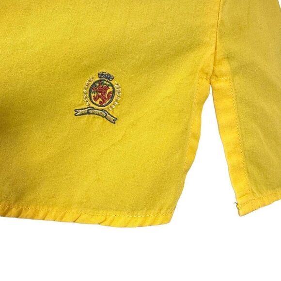 Vintage Tommy Hilfiger Short Sleeve Button Down Top Size 10 - Picture 4 of 9